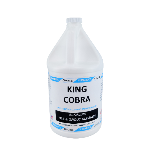 KING COBRA-ALKALINE, Heavy Duty Tile and Grout Cleaner (1 gal) Misc