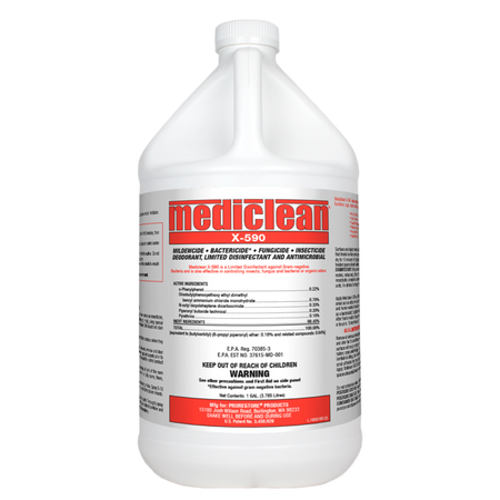Mediclean, X-590 Institutional (1 gal) Misc 1 gal,4 gal
