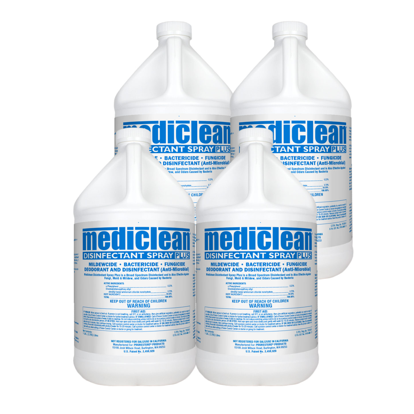 MediClean® Disinfectant Spray Plus Misc 4 gal