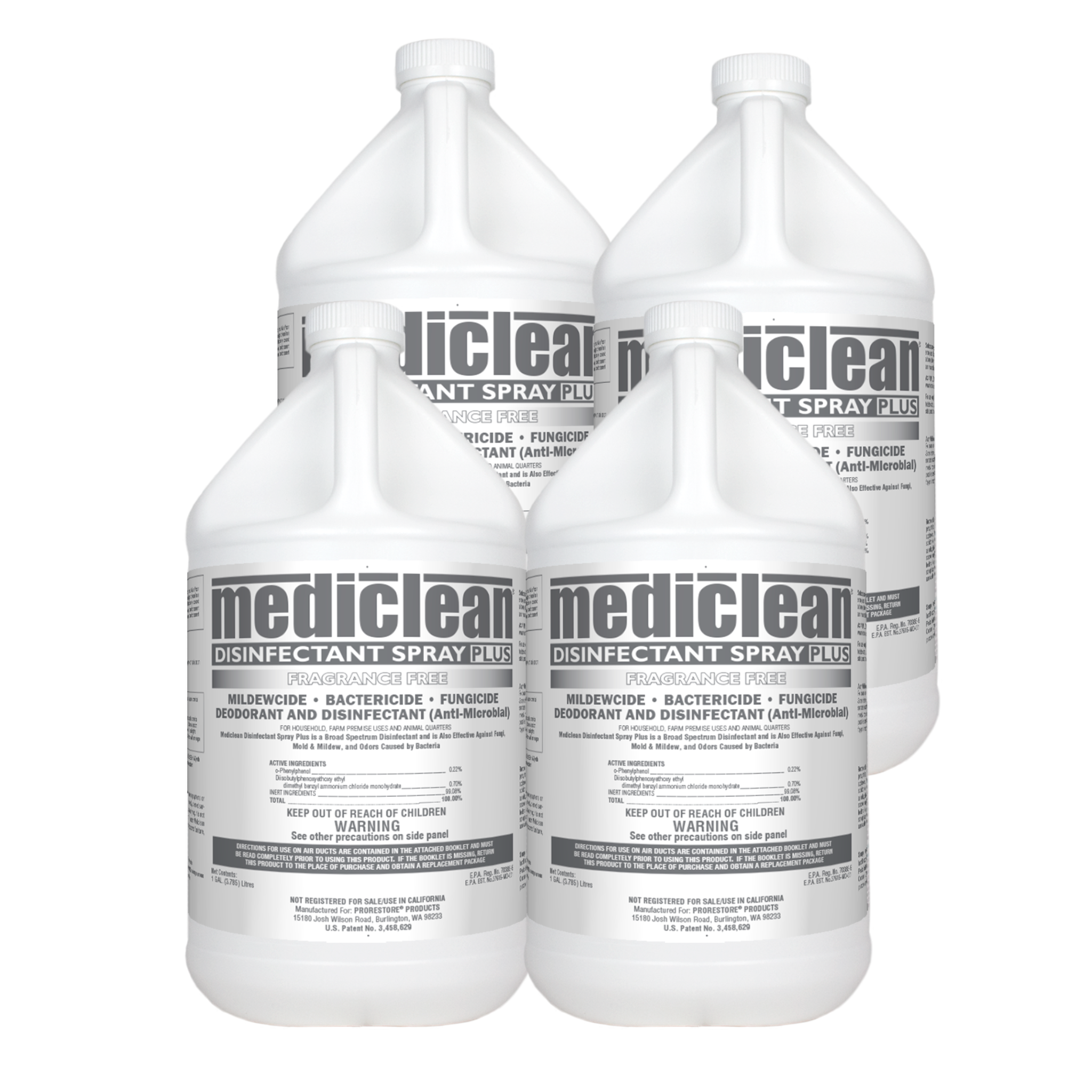 Mediclean disinfectant spray fragrance free