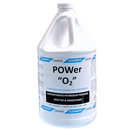 POWer O2, 19.5% Hydrogen Peroxide Brightener and Stain Remover (1 gal)