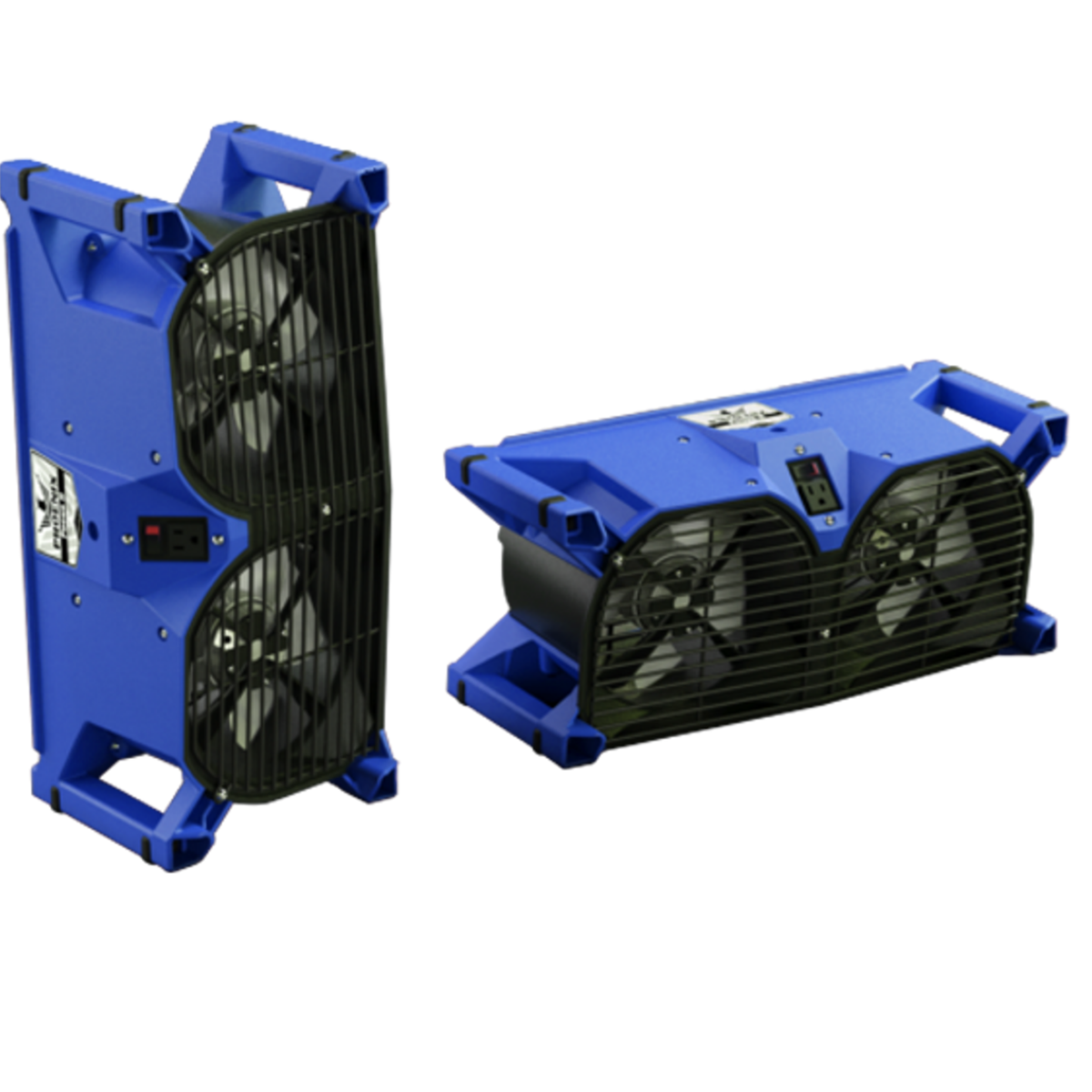 Phoenix FOCUS II Dual Axial Air Mover equipment Blue,Red
