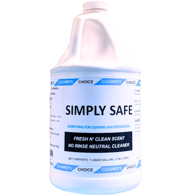 SIMPLY SAFE Economical No Rinse Neutral Cleaner (1 gal)