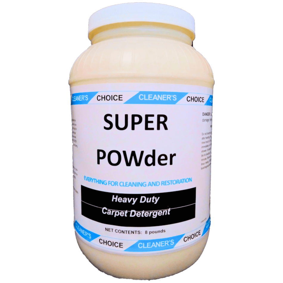 SUPER POWder Heavy Duty Carpet Detergent - Hot, Ultra Concentrated, and Powerful (8 lbs)