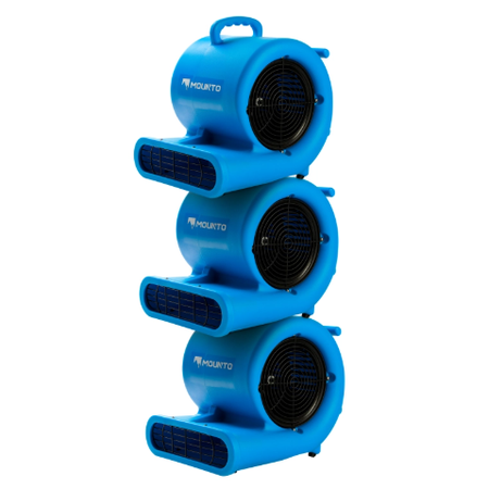 MOUNTO AM 33 1/3 HP Industrial Air Mover with GFCI Outlet equipment