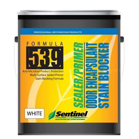 Sentinel, Odor Sealer, Formula 539 Smoke & Odor Encapsulant, White 1 Gallon chemical