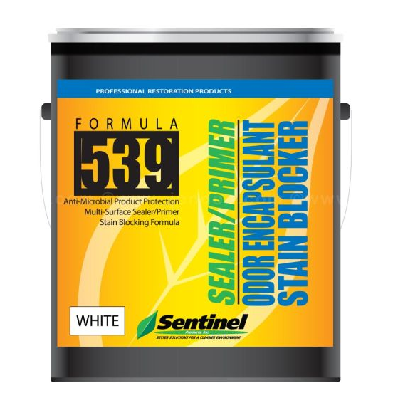 Sentinel, Odor Sealer, Formula 539 Smoke & Odor Encapsulant, White 1 Gallon chemical