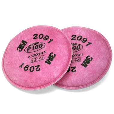 3M 2091 P100 Particulate Filter supplies