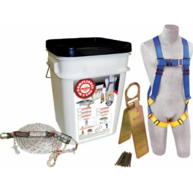 3M™ PROTECTA® Compliance in a Can™ Roofer's Fall Protection Kit (2199803) supplies