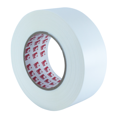 White Poly Serrated Tape - 3" x 7.5 mil supplies