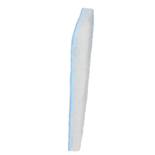 White Poly Pad Filter - 18" x 18" x 0.5" Filter