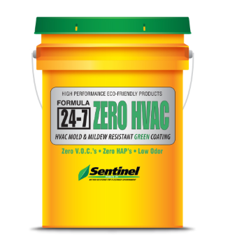 Sentinel 24-7 ZERO HVAC Coating - Black, 5 Gallon chemical