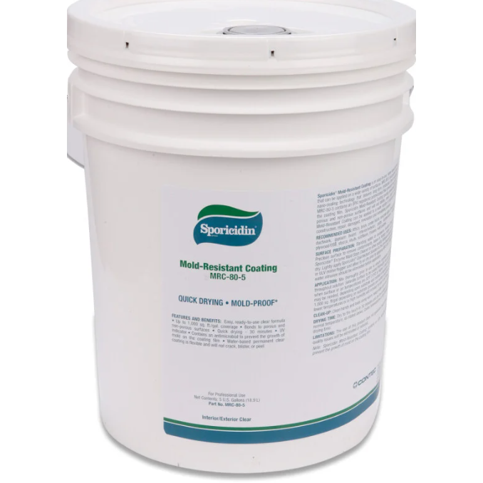Sporicidin Mold Coating - Clear 5 Gallon (MRC-80-5 chemical