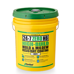 Sentinel 24-7 ZERO High-Build Interior Coating - White, 5 Gallon chemical