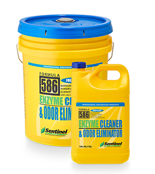 Sentinel 586 Fresh Scent Enzyme Cleaner & Odor Eliminator 5 GAL Pail Chemical