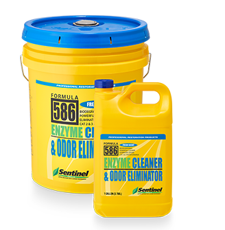 Sentinel 586 Fresh Scent Enzyme Cleaner & Odor Eliminator 1 GAL Chemical