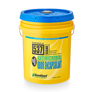 Sentinel 537 Liquid Smoke & Odor Encapsulant CLEAR 5 GAL Pail Chemical