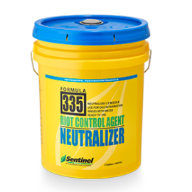 Sentinel 335 Riot Control Agent Neutralizer 5 GAL Pail Chemical