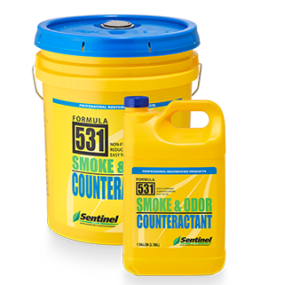 Sentinel 531 Smoke & Odor Counteractant 4 Case 1 GAL Chemical