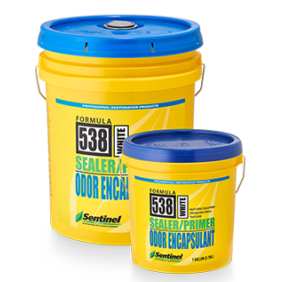 Sentinel 538 Smoke & Odor Encapsulant WHITE 2.5 GAL Pail Chemical