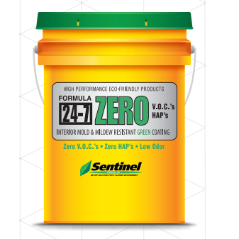 Sentinel 24-7 Zero Interior Coating CLEAR 5 GAL Pail Chemical
