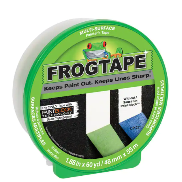 FrogTape® Multi-Surface Painter's Tape: Professional PaintBlock® Technology