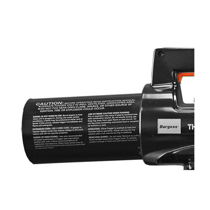 Burgess 982 Electric Professional Thermal Fogger, Model 16982150 equipment