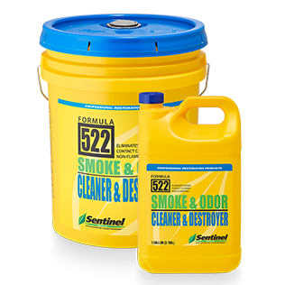 Sentinel 522 Smoke & Odor Cleaner & Destroyer - 5 Gallon chemical