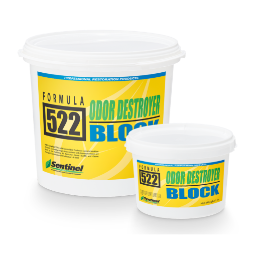 Sentinel 522 Odor Destroyer Block 8 Case 5 LB Chemical