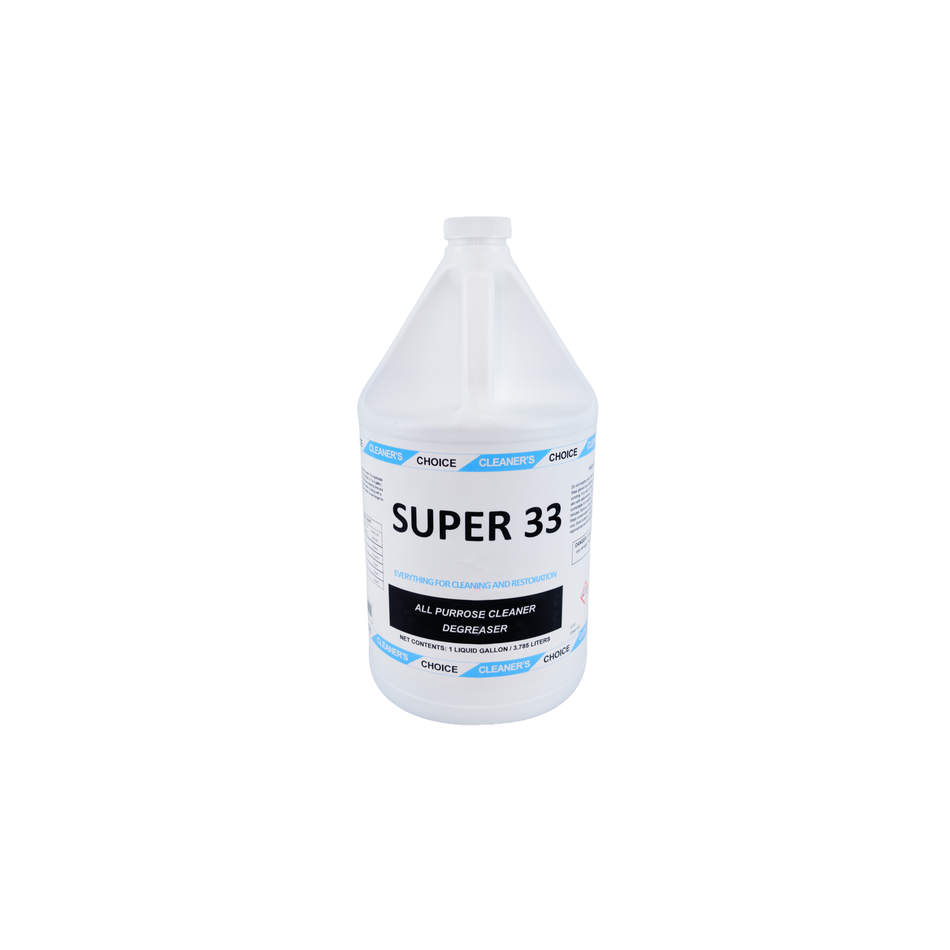 SUPER 33, All-Purpose Cleaner & Degreaser, Fast-Acting and Biodegradable (1 gal) Chemical