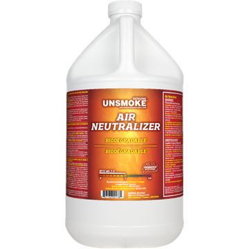 Unsmoke Air Neutralizer 1 gal,Case 4 x 1 gal