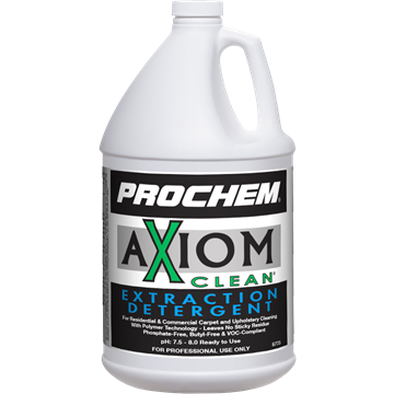 Prochem Axiom Extraction Detergent 1 gal,Case 4 x 1 gal