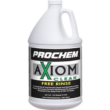 Prochem Axiom Clean Free Rinse 1 gal,Case 4 x 1 gal