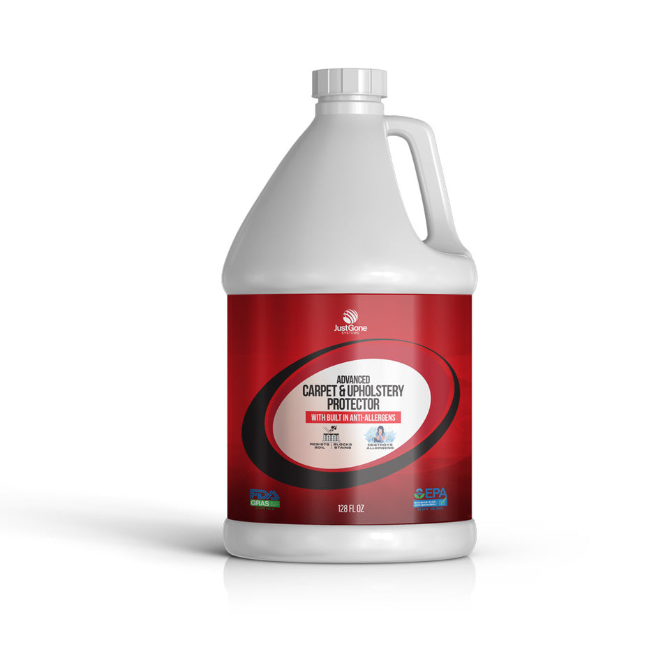 Non-Toxic PFAS Free Carpet & Upholstery Shield Advanced Anti-Allergen Fabric Protector Chemical 1 Gallon,4 x 1 Gallon,16 x 1 Gallon,144 Gallons