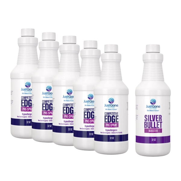 Heavy Duty Residue-Free Cleaner Competitive Edge Pre-Spray Chemical Competitive Edge + 1 Silver Bullet