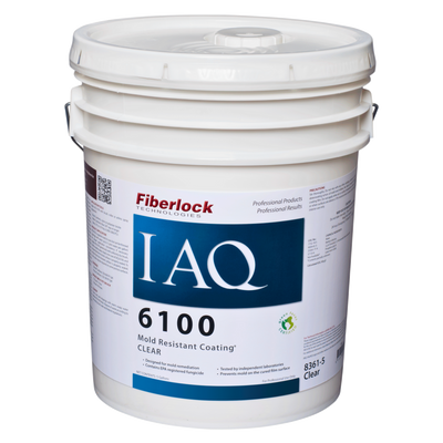 Fiberlock IAQ 6100, Mold Resistant Coating, Clear (5 gal) Misc