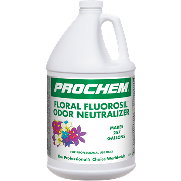 Prochem Fluorosil Odor Neutralizer, Floral 1 gal,Case 4 x 1 gal