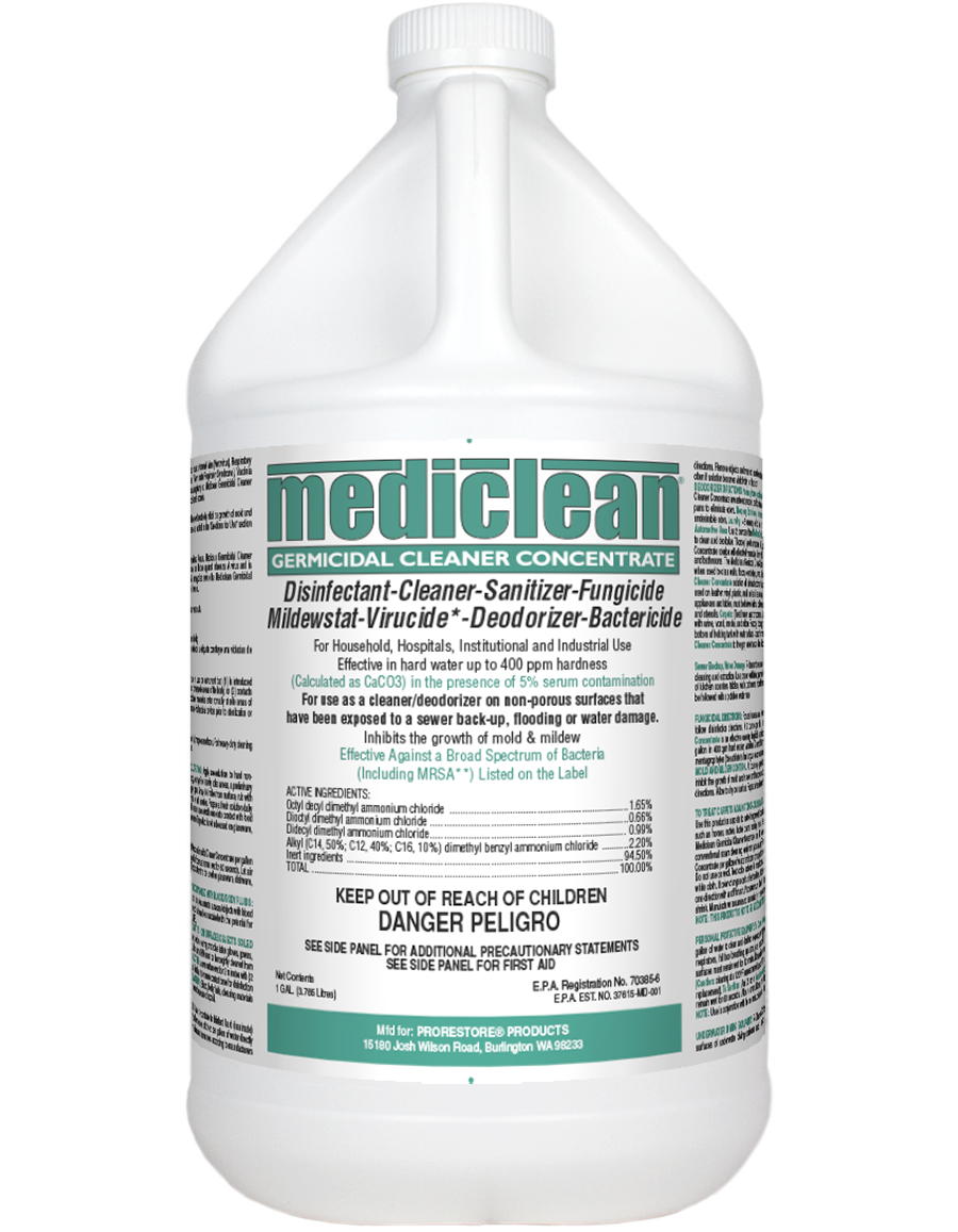 Mediclean Germicidal Cleaner Concentrate Mint 1G chemical