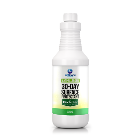 30-Day Anti-Allergen Surface Protectant Non-Toxic Biostatic Barrier Spray Chemical 8 oz Bottle,3 x 8 oz Bottle,32 oz Bottle,4 x 32 oz Bottle