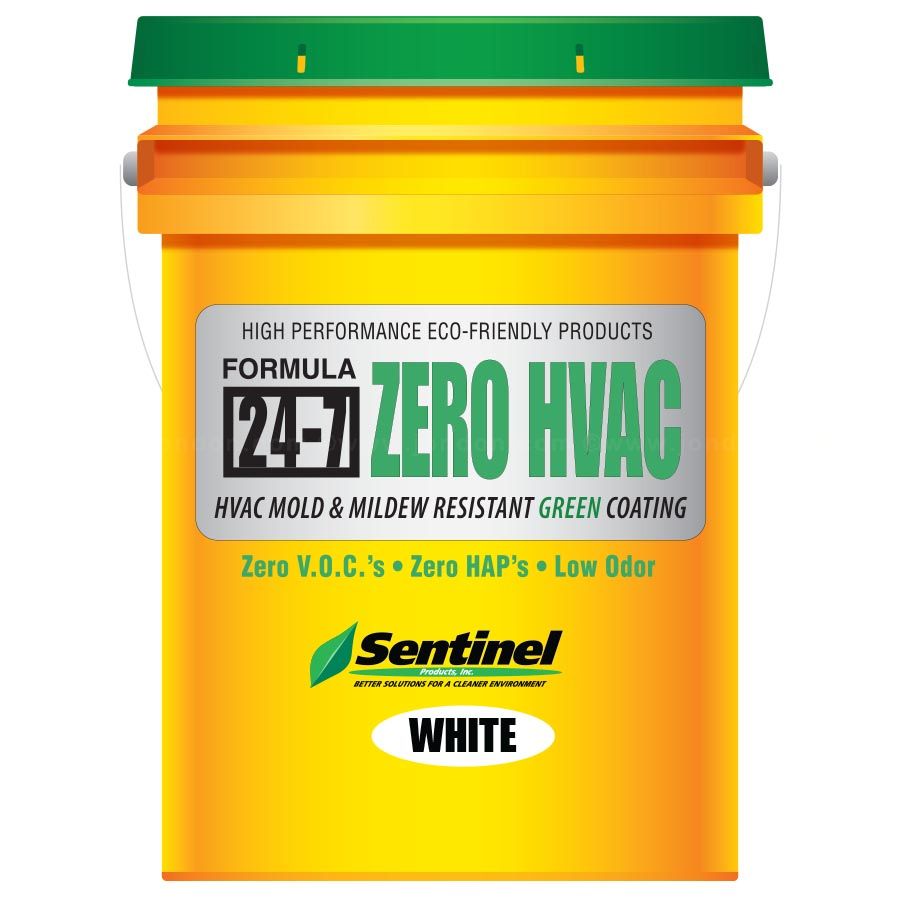 Sentinel 24-7 Zero HVAC Coating - White - (5 gal Pail)