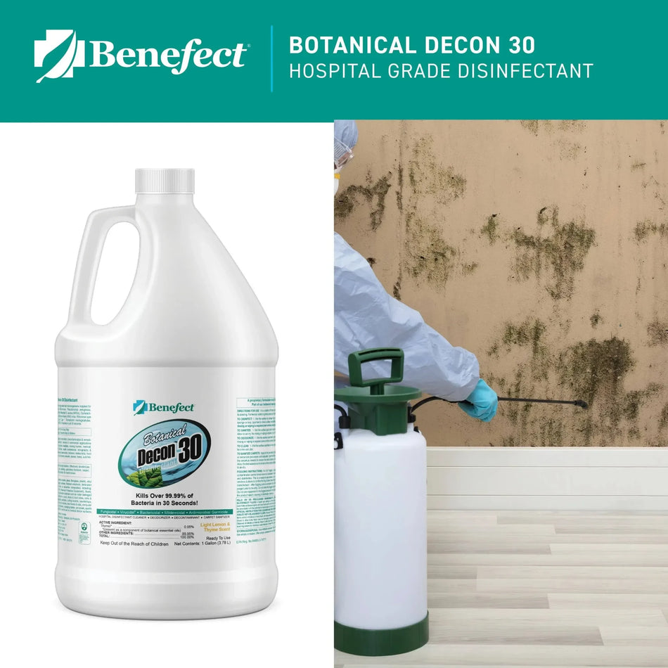 Benefect Botanical Decon 30 Disinfectant Cleaner Misc 1 gal,4 gal,5 gal