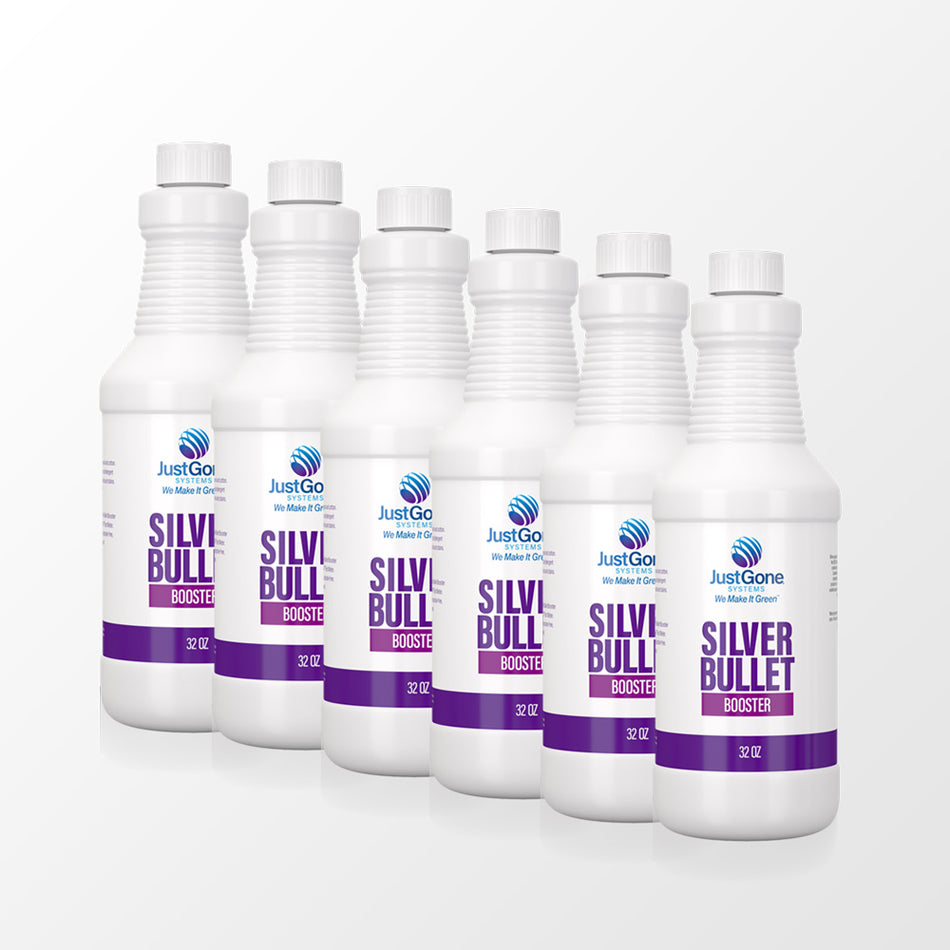 Heavy Duty All-in-One Cleaner Stain Remover Silver Bullet Booster 6-Pack Chemical