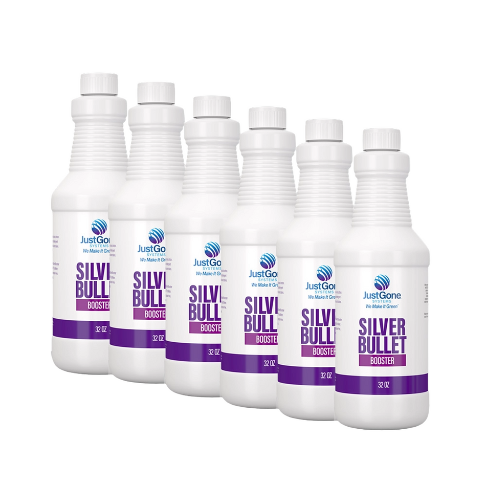 Heavy Duty All-in-One Cleaner Stain Remover Silver Bullet Booster 6-Pack Chemical