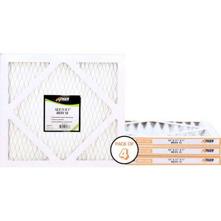 10 in. x 11 in. x 1 in. MERV 10 Pleated Filter Filter 4