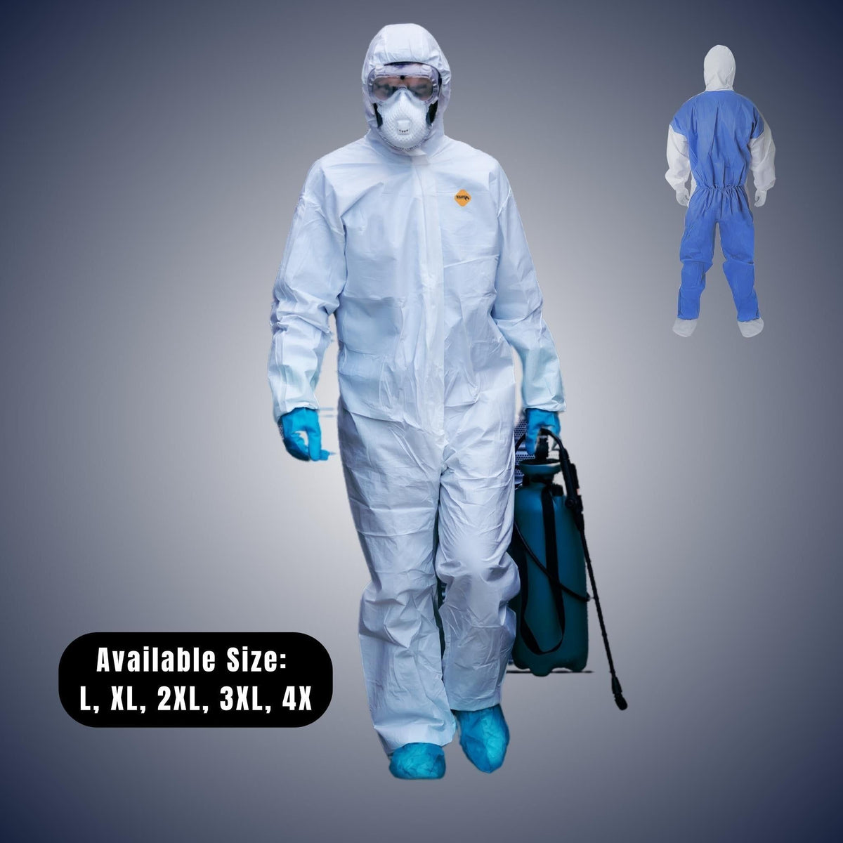 Tiger Tough, Breathable Coverall, Ultimate Comfort & Protection, L-4XL (Pack of 25) L,XL,2XL,3XL,4XL